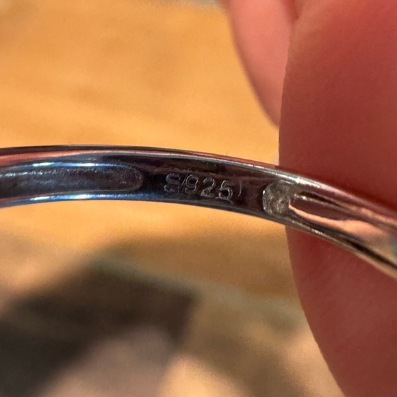 #307 Over 1 ctw Moissanite halo ring - Picture 3 of 5